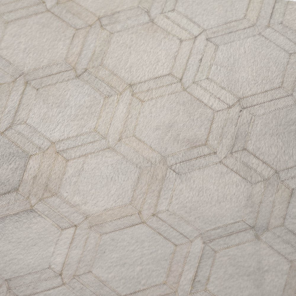 50" X 70" Ivory And Beige Geometric Microfiber Plush Throw Blanket HomeRoots