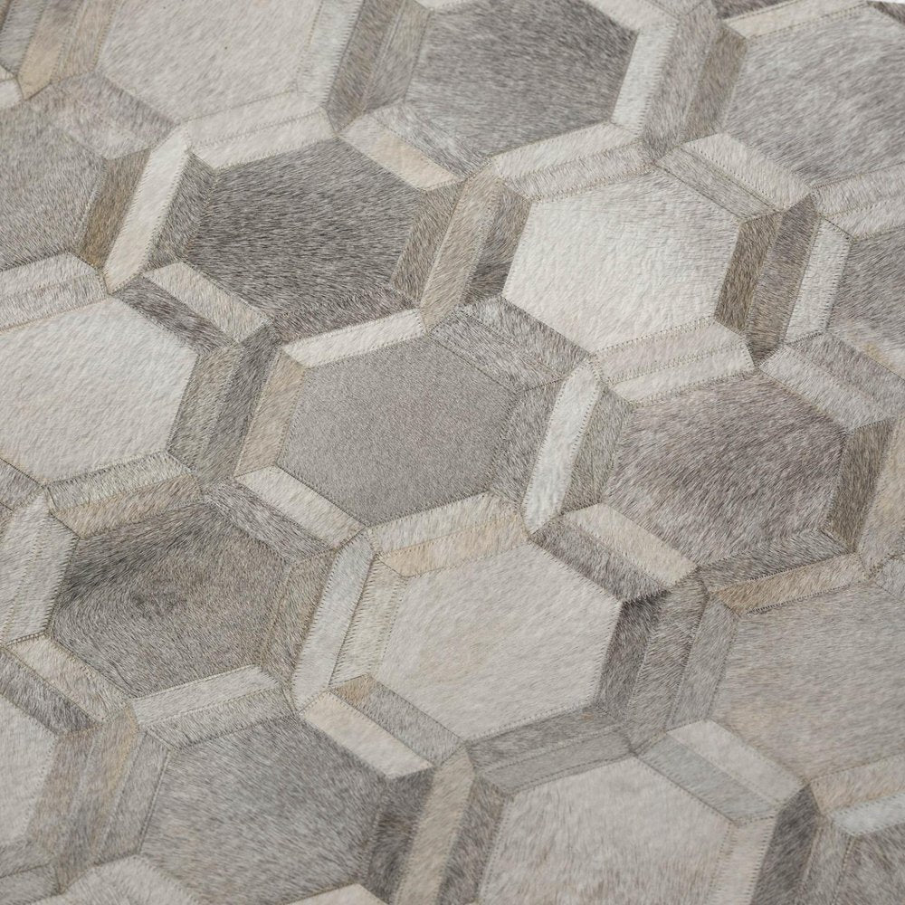 50" X 70" Gray And Ivory Geometric Microfiber Plush Throw Blanket HomeRoots
