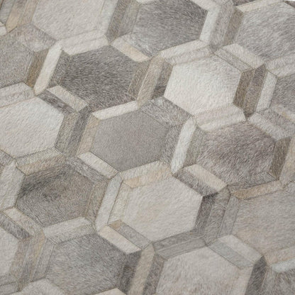 50" X 70" Gray And Ivory Geometric Microfiber Plush Throw Blanket HomeRoots