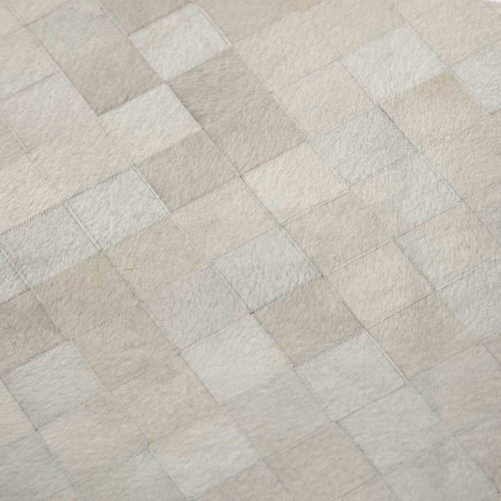 50" X 70" Ivory And Beige Geometric Microfiber Plush Throw Blanket HomeRoots