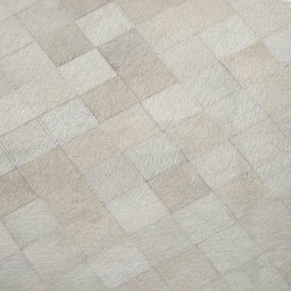50" X 70" Ivory And Beige Geometric Microfiber Plush Throw Blanket HomeRoots