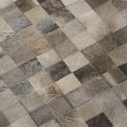 50" X 70" Gray Beige And Black Geometric Microfiber Plush Throw Blanket HomeRoots