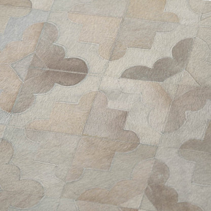 50" X 70" Ivory Beige And Gray Geometric Plush Throw Blanket HomeRoots