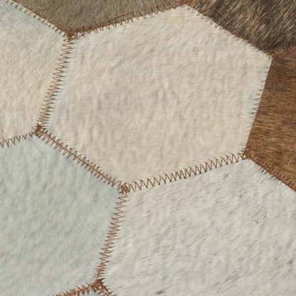 50" X 70" Black Brown And Ivory Geometric Polyester Woven Plush Throw Blanket HomeRoots