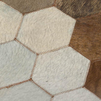 50" X 70" Black Brown And Ivory Geometric Polyester Woven Plush Throw Blanket HomeRoots