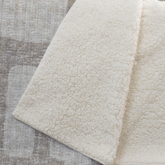 50" X 70" Taupe And Coffee Abstract Plush Throw Blanket HomeRoots