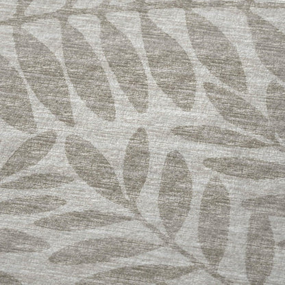 50" X 70" Taupe And Beige Floral Polyester Woven Plush Throw Blanket HomeRoots