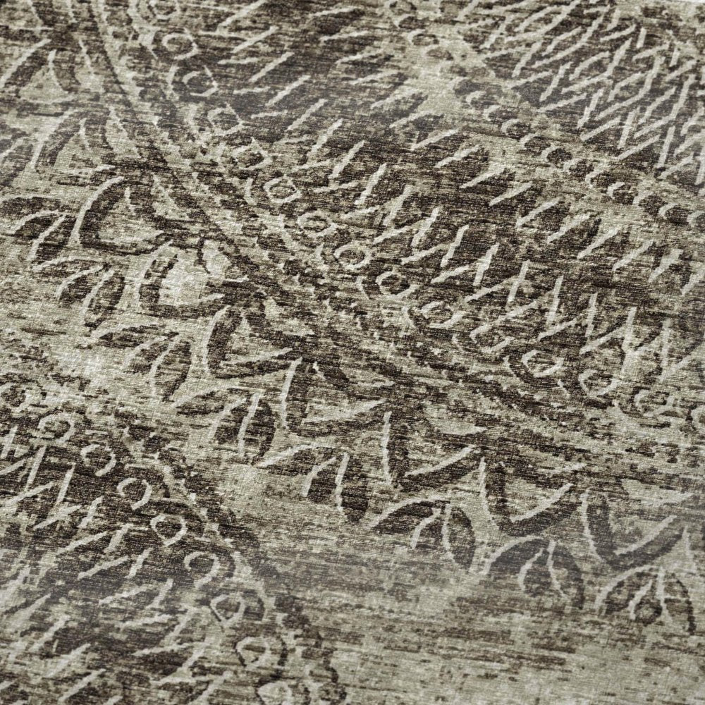50" X 70" Brown And Beige Floral Plush Throw Blanket HomeRoots