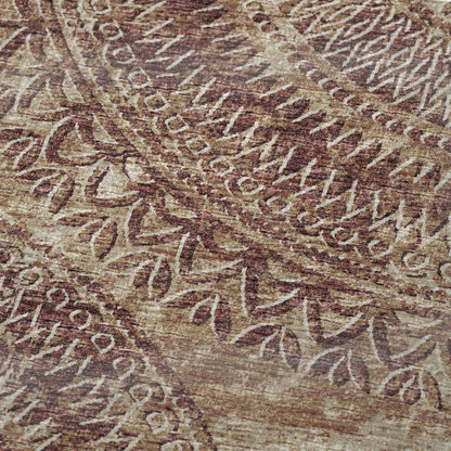 50" X 70" Rust And Beige Floral Plush Throw Blanket HomeRoots