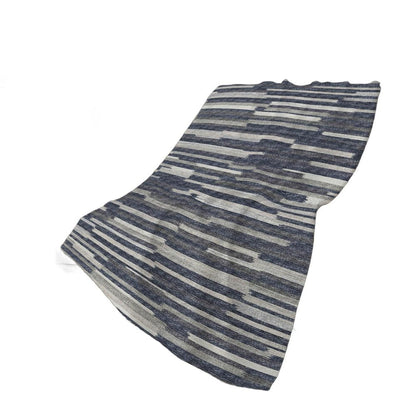 50" X 70" Gray And Charcoal Abstract Plush Throw Blanket HomeRoots
