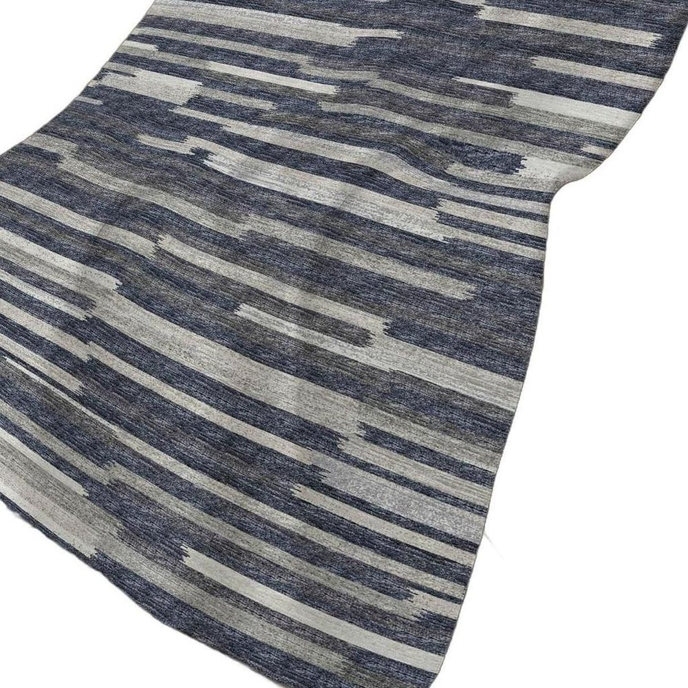 50" X 70" Gray And Charcoal Abstract Plush Throw Blanket HomeRoots
