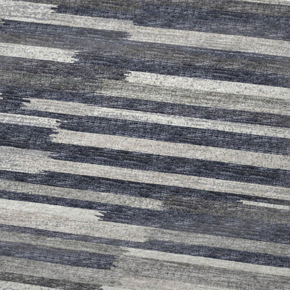 50" X 70" Gray And Charcoal Abstract Plush Throw Blanket HomeRoots