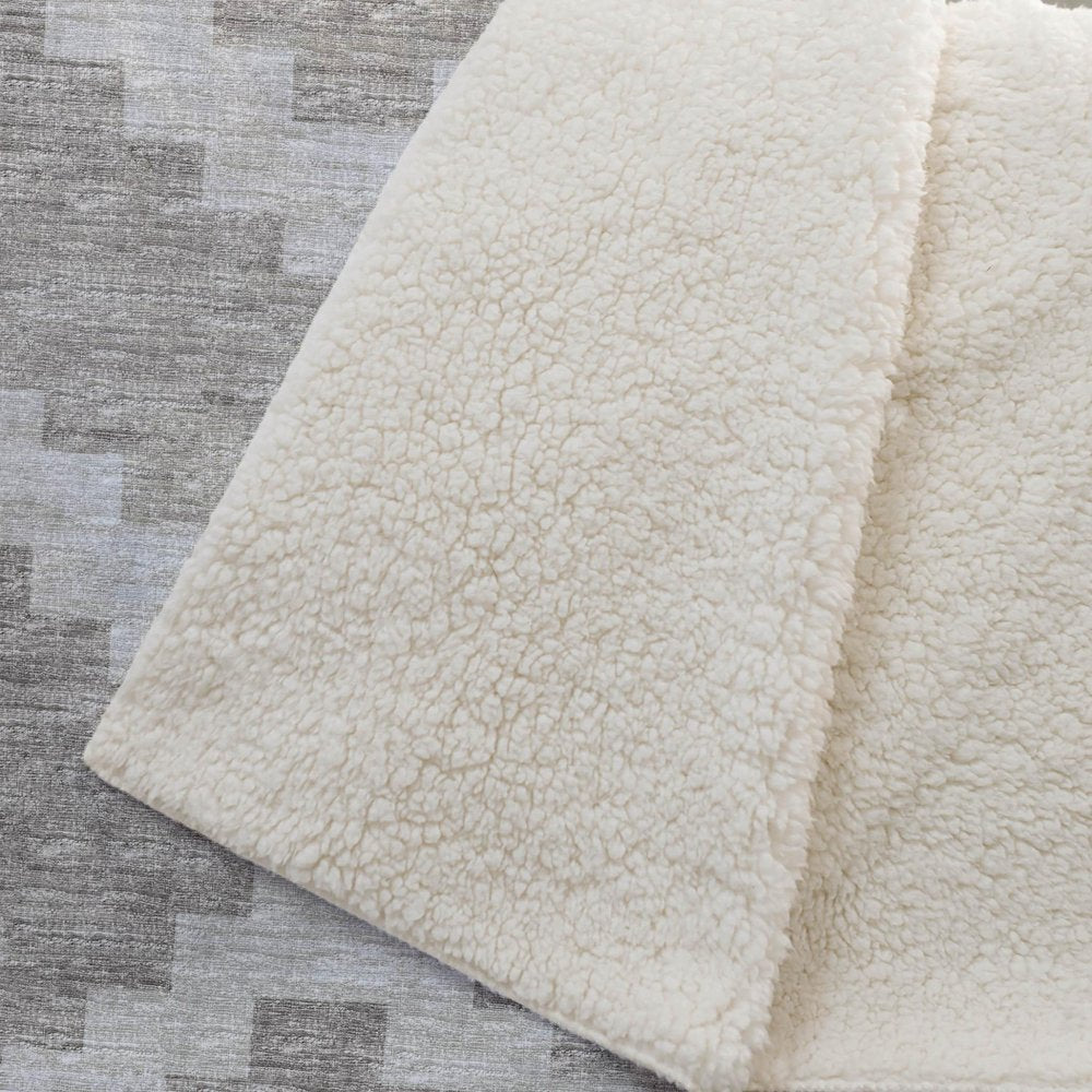 50" X 70" Tan And Beige Geometric Plush Throw Blanket HomeRoots