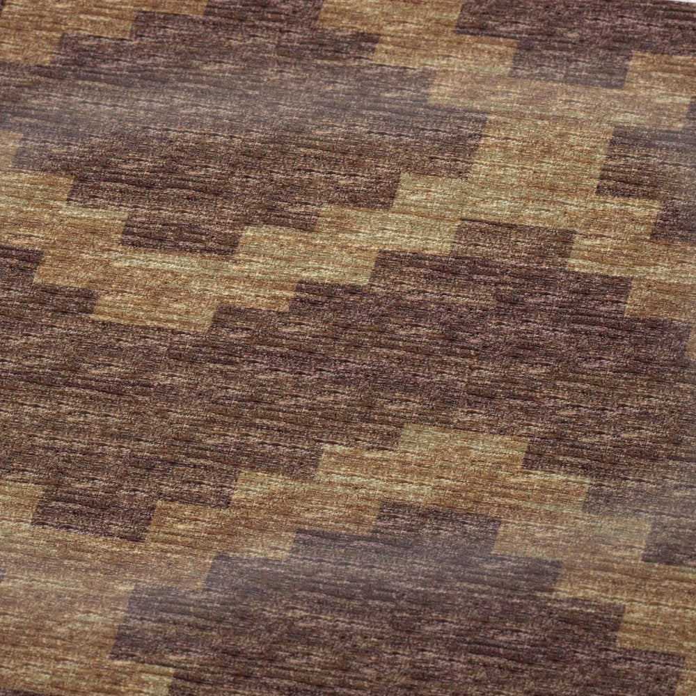 50" X 70" Rust And Gold Geometric Plush Throw Blanket HomeRoots