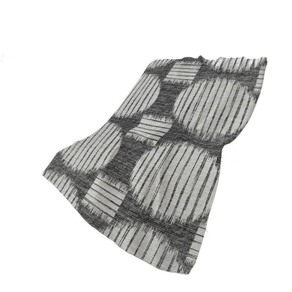 50" X 70" Gray And Ivory Geometric Plush Throw Blanket HomeRoots