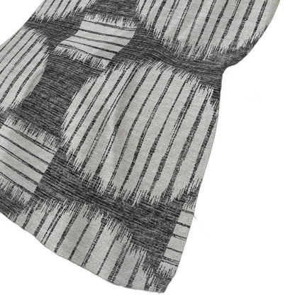 50" X 70" Gray And Ivory Geometric Plush Throw Blanket HomeRoots