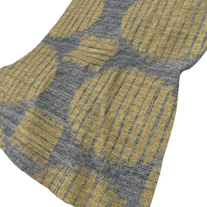 50" X 70" Gray And Gold Geometric Plush Throw Blanket HomeRoots