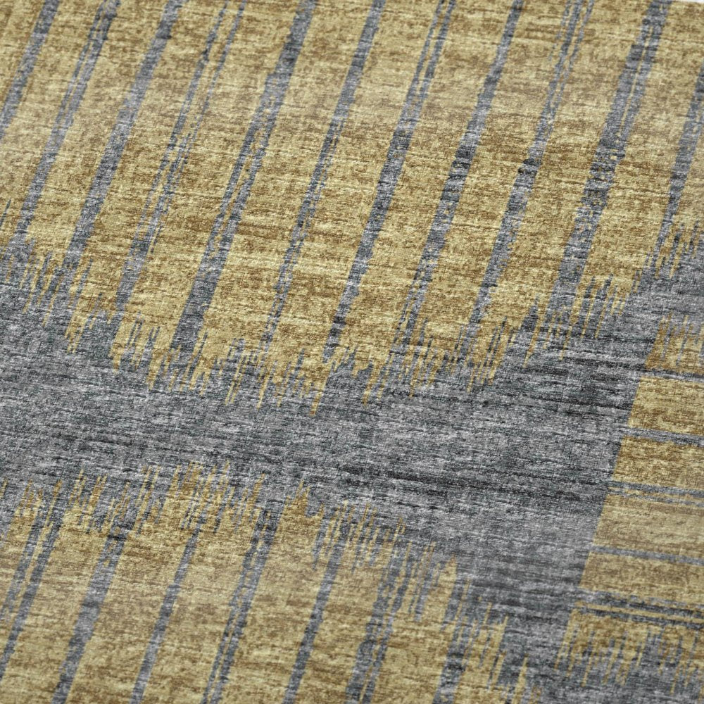 50" X 70" Gray And Gold Geometric Plush Throw Blanket HomeRoots