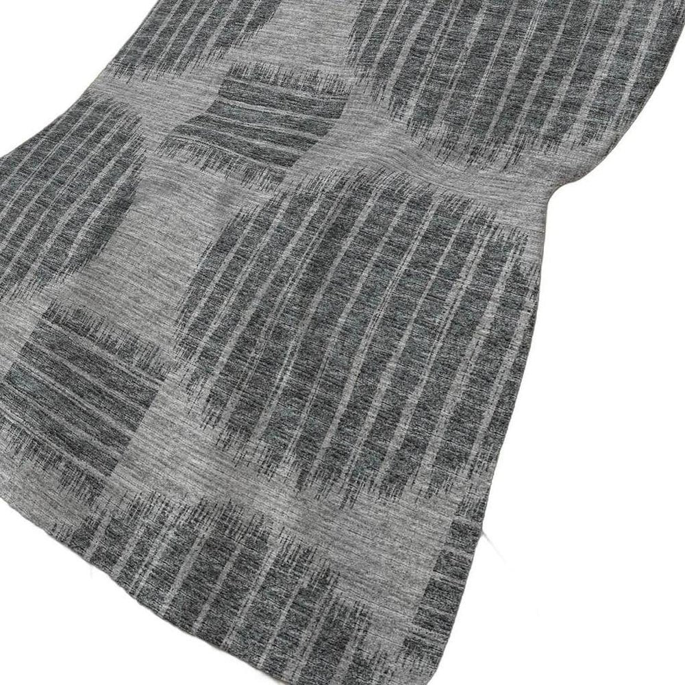 50" X 70" Charcoal And Gray Geometric Plush Throw Blanket HomeRoots