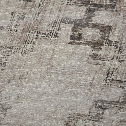 50" X 70" Chocolate And Taupe Abstract Plush Throw Blanket HomeRoots