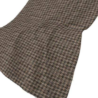 50" X 70" Chocolate And Brown Houndstooth Plush Throw Blanket HomeRoots