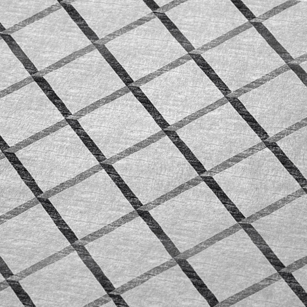 50" X 70" Gray And Ivory Microfiber Geometric Plush Throw Blanket HomeRoots