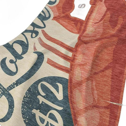 50" X 70" Beige Blue And Red Lobster Plush Throw Blanket HomeRoots