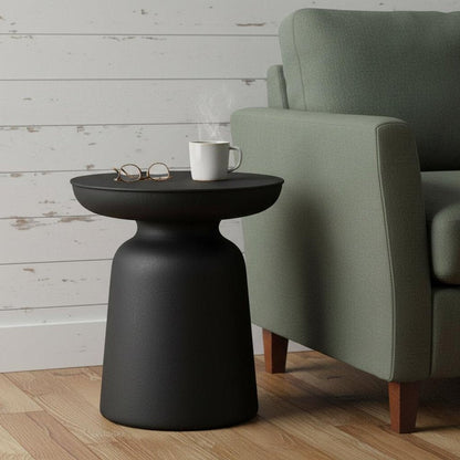 Black Iron and Metal Free Form Solid Furniture Set