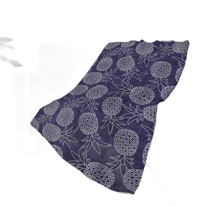 50" X 70" Blue And Ivory Geometric Polyester Woven Plush Throw Blanket HomeRoots