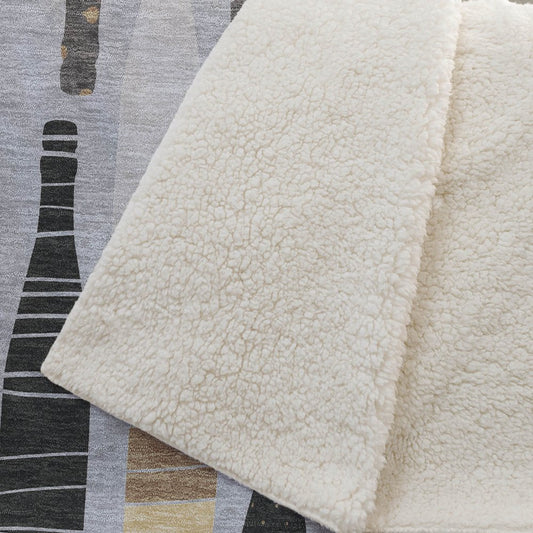 50" X 70" Gray Black And Gold Champagne Bottle Stripe Microfiber Plush Throw Blanket HomeRoots