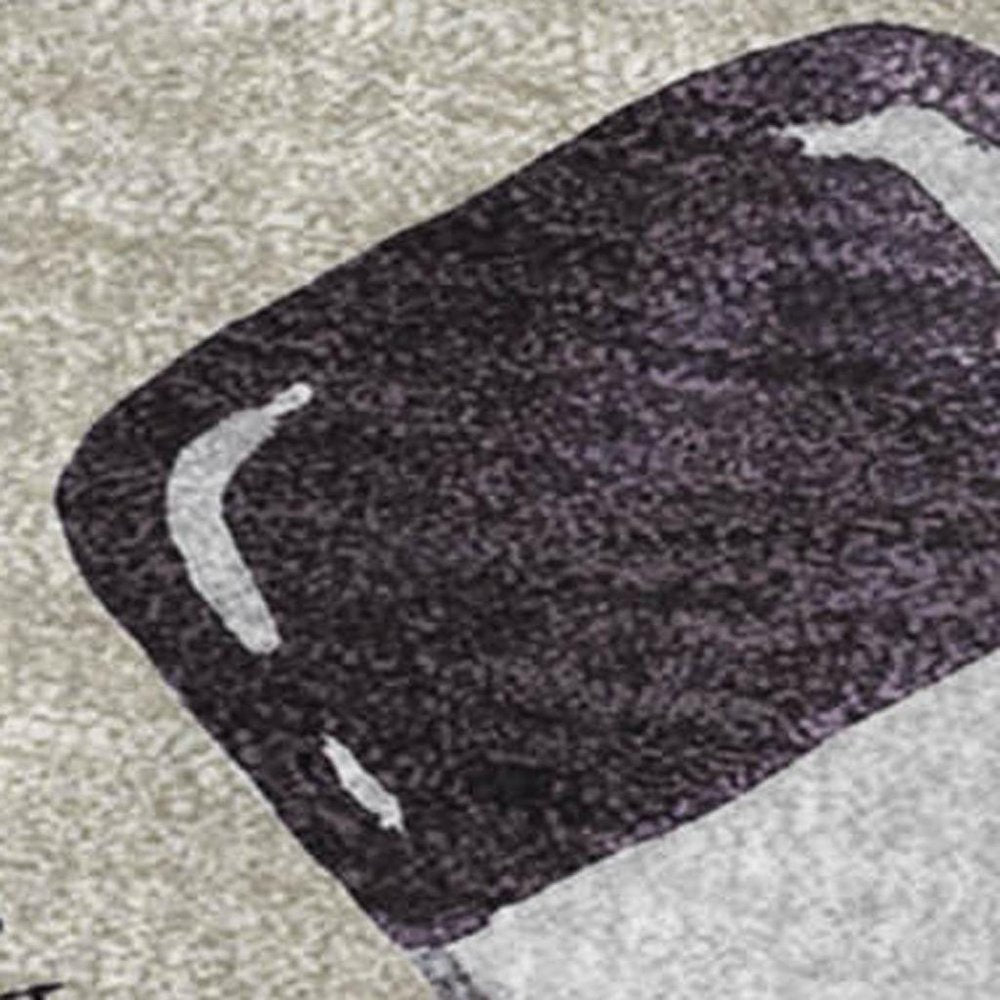 50" X 70" Ivory Purple And Green Wine Tasting Microfiber Plush Throw Blanket HomeRoots