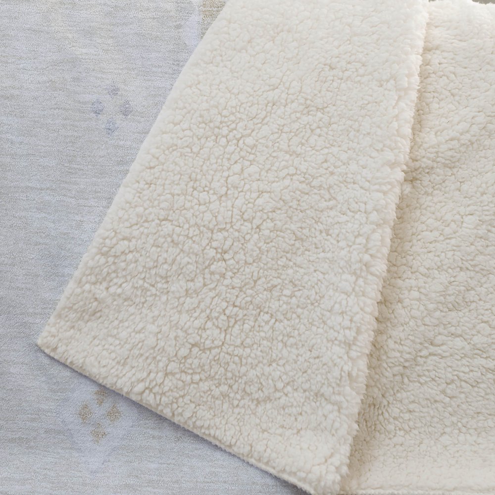 50" X 70" Gray And Ivory Microfiber Geometric Plush Throw Blanket HomeRoots