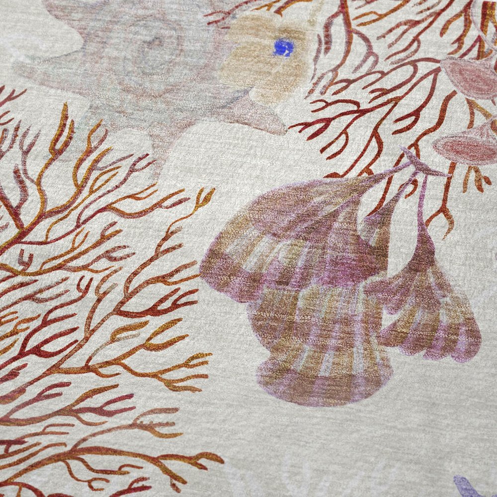 50" X 70" Ivory Plum And Burgundy Floral Polyester Woven Plush Throw Blanket HomeRoots