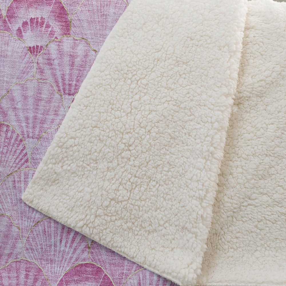 50" X 70" Pink And Ivory Microfiber Animal Print Plush Throw Blanket HomeRoots