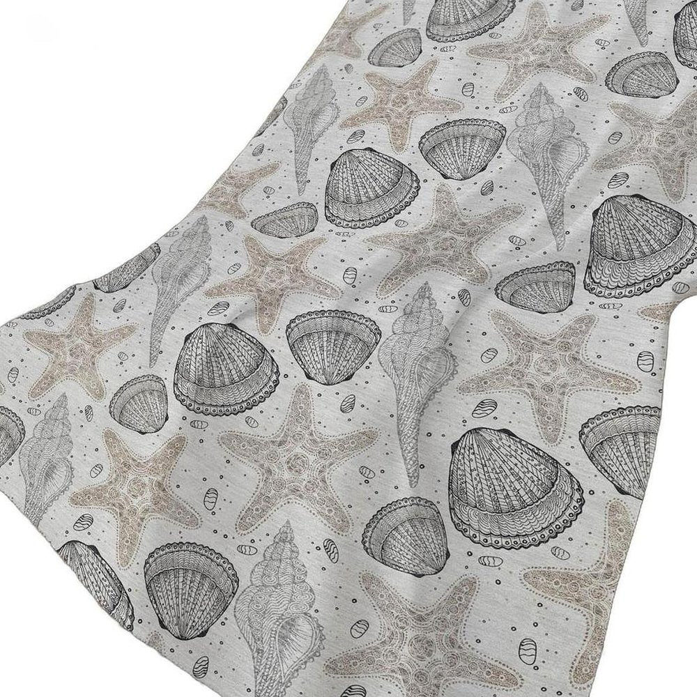 50" X 70" Gray Beige And Ivory Animal Print Polyester Woven Plush Throw Blanket HomeRoots