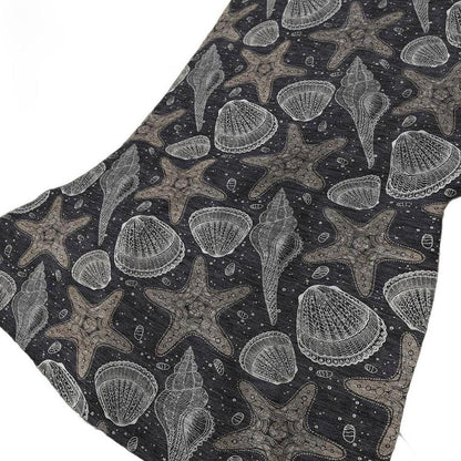 50" X 70" Midnight Gray And White Animal Print Polyester Woven Plush Throw Blanket HomeRoots