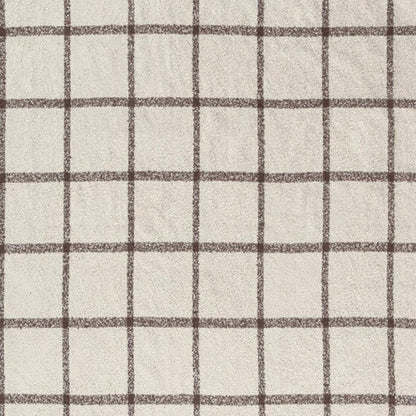 50" X 60" Beige And Brown Checkered Throw Blanket HomeRoots