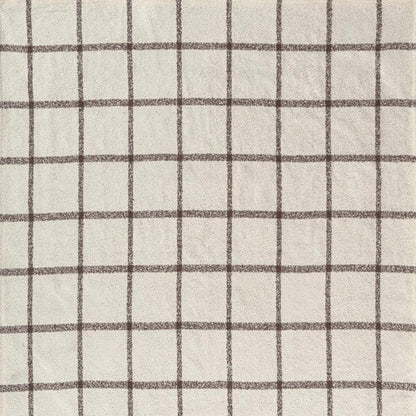 50" X 60" Beige And Brown Checkered Throw Blanket HomeRoots