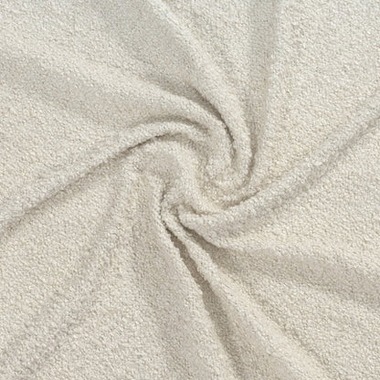 50" X 60" Ivory And Brown Color Block Polyester Woven Throw Blanket HomeRoots