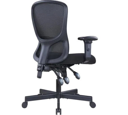 Black Adjustable Height Swivel Rolling Executive Office Chair HomeRoots