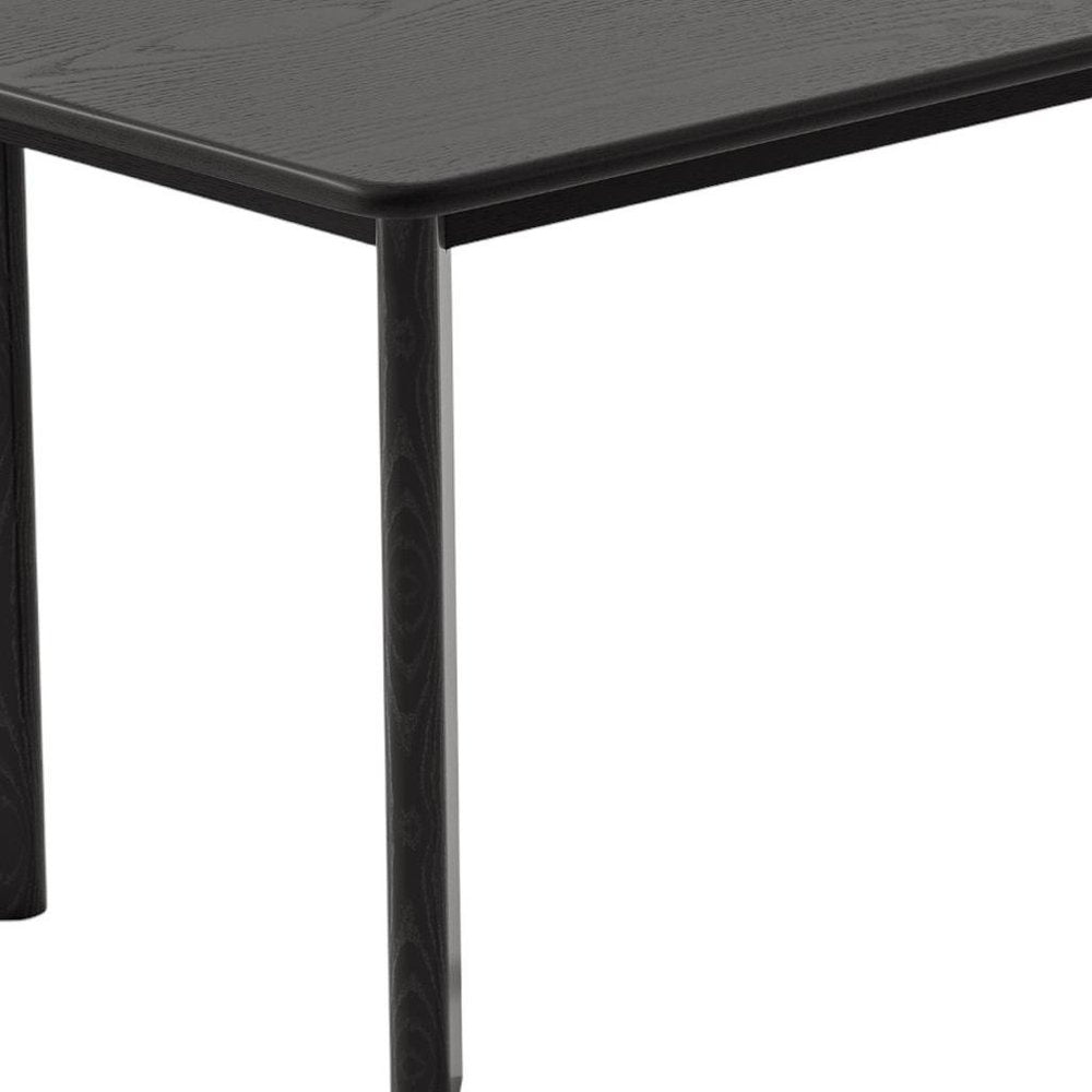 66" Brown Solid Wood Dining Table HomeRoots