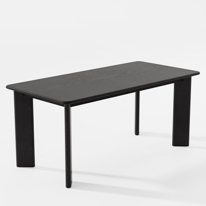 66" Brown Solid Wood Dining Table HomeRoots