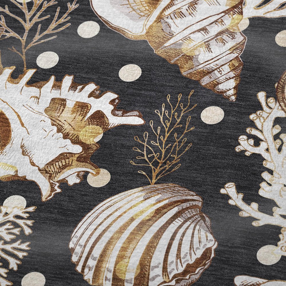 50" X 70" Midnight Brown And Ivory Animal Print Polyester Woven Plush Throw Blanket HomeRoots