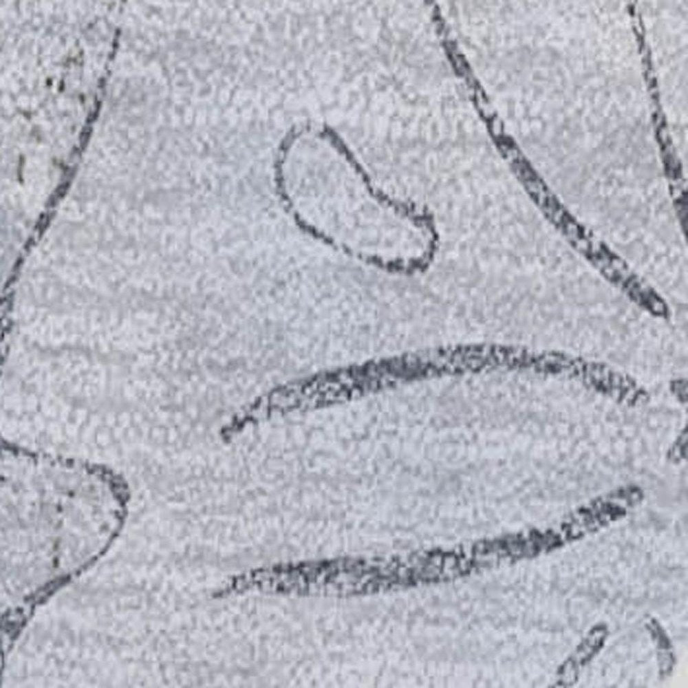 50" X 70" Gray And Ivory Microfiber Animal Print Plush Throw Blanket HomeRoots