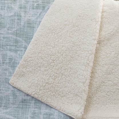 50" X 70" Green And Ivory Microfiber Animal Print Plush Throw Blanket HomeRoots