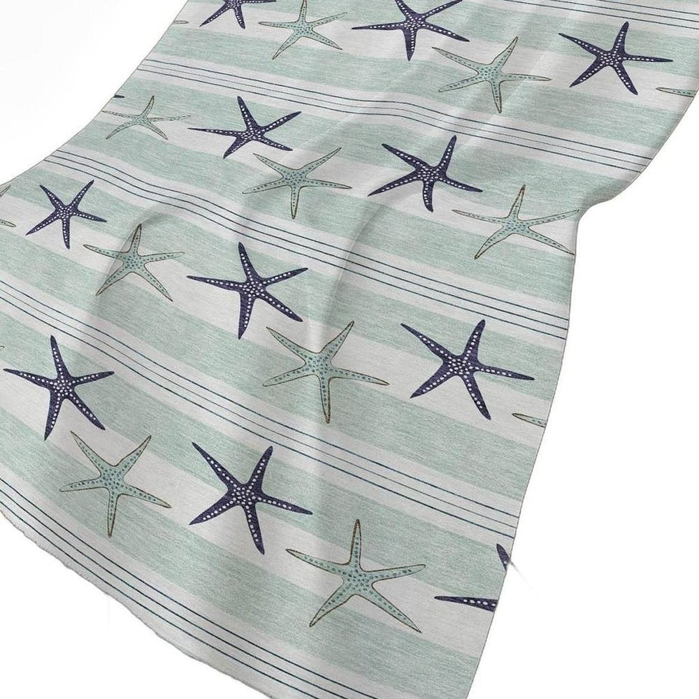 50" X 70" Navy Blue And White Animal Print Polyester Woven Plush Throw Blanket HomeRoots