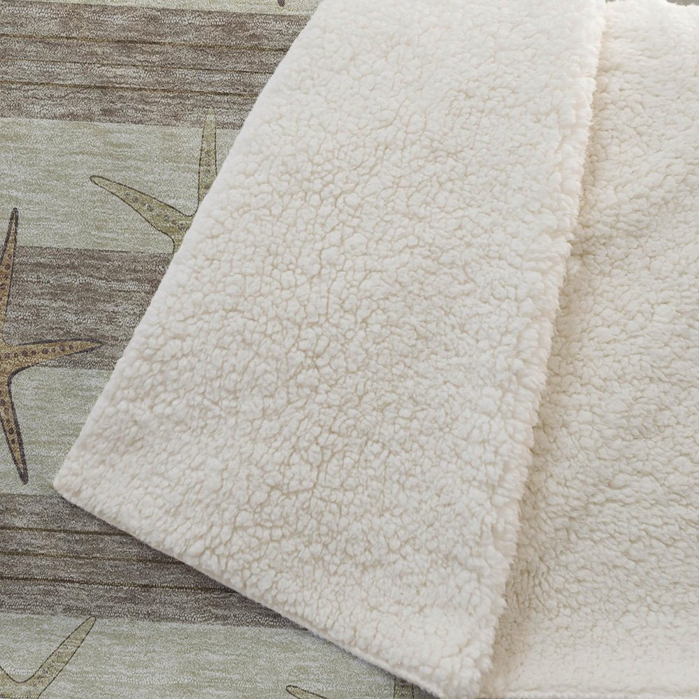 50" X 70" Tan Beige And Taupe Animal Print Plush Throw Blanket HomeRoots