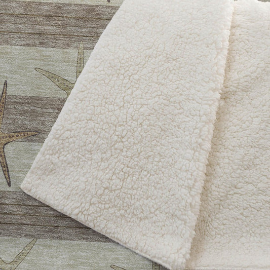 50" X 70" Tan Beige And Taupe Animal Print Plush Throw Blanket HomeRoots