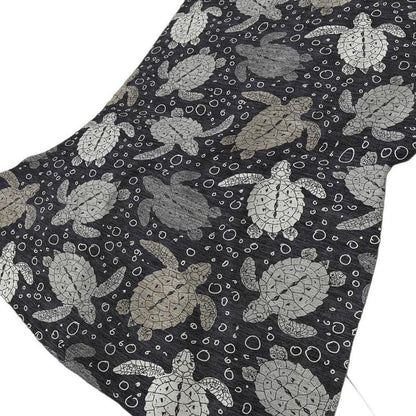 50" X 70" Midnight Gray And Ivory Animal Print Polyester Woven Plush Throw Blanket HomeRoots