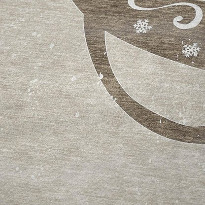 50" X 70" Latte Ivory And Beige Geometric Polyester Woven Plush Throw Blanket HomeRoots